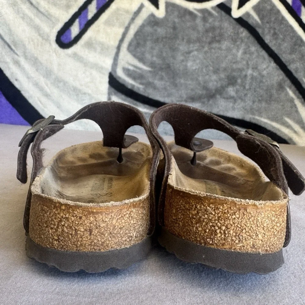 Size 39/W8 -‎ Birkenstock Gizeh Birko-Flor Womens Comfort Casual Sandals